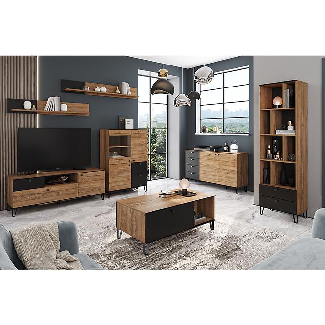 Komoda 3D2S Weil C burgund oak