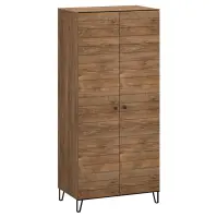 Skriňa Weil F 89 cm - burgund dub, dvojdverová