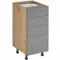 Kuchynská skrinka Langen D40S4 push beige