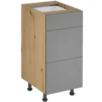 Kuchynská skrinka Langen D40S3 push beige