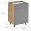 Kuchynská skrinka Langen D60S1 push beige,2