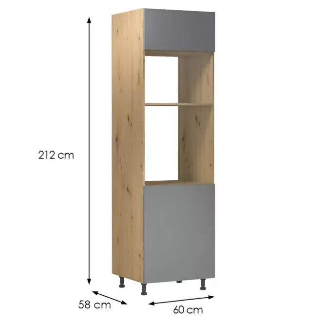 Kuchynská skrinka Langen D60PM beige,2