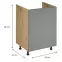 Kuchynská skrinka Langen D60Z beige,2