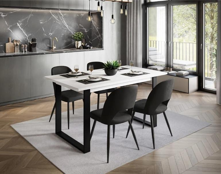 Rozkladací stôl St42 150/198x85cm biely