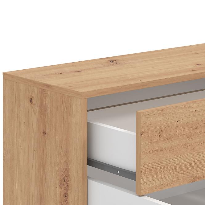 Komoda Varadero artisan/biela 3K1F 11011610,5