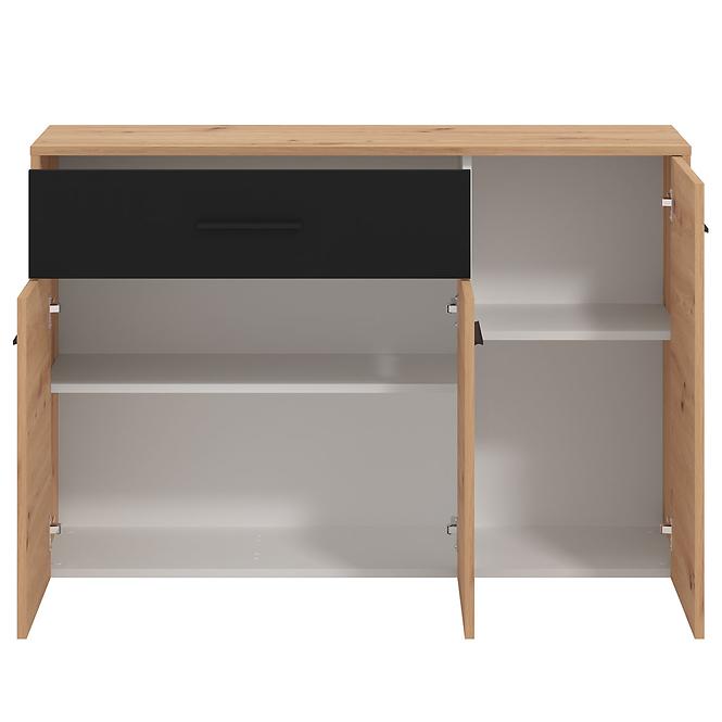 Komoda Varadero artisan/čierny 3K1F 11011628,4