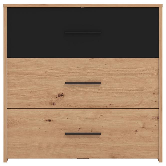Komoda Varadero artisan/čierny 3F 11011629