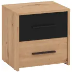 Nočný stolík Varadero artisan/čierny NO2F 11011630