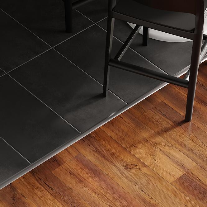 Lišta ochranná zatlačovacia LW 37 5W1 1,86 C-0 strieborná