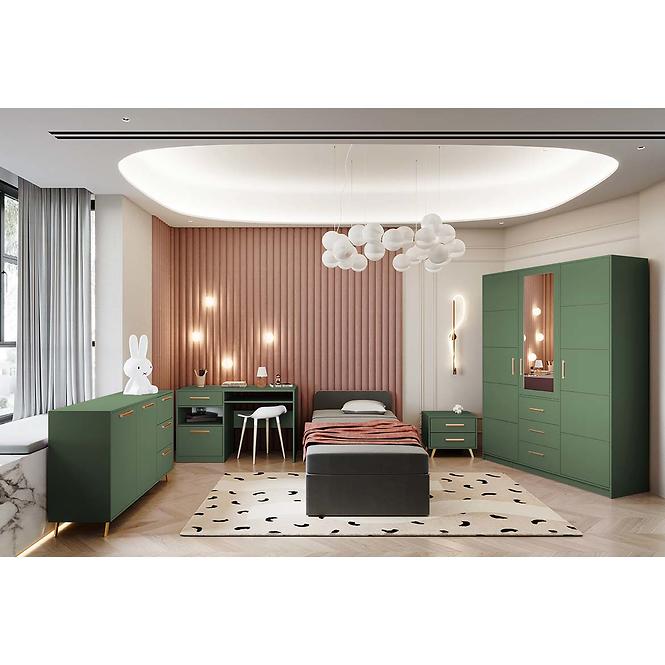 Písací stôl Bali 2 fľaškovozelená,3