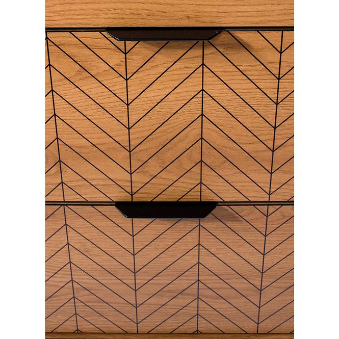 TV stolík Fonti F6 dub karamelový,4
