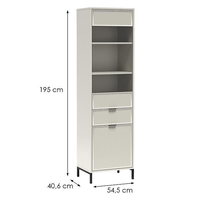 Vitrína Link A Styles LS5 cashmire,2