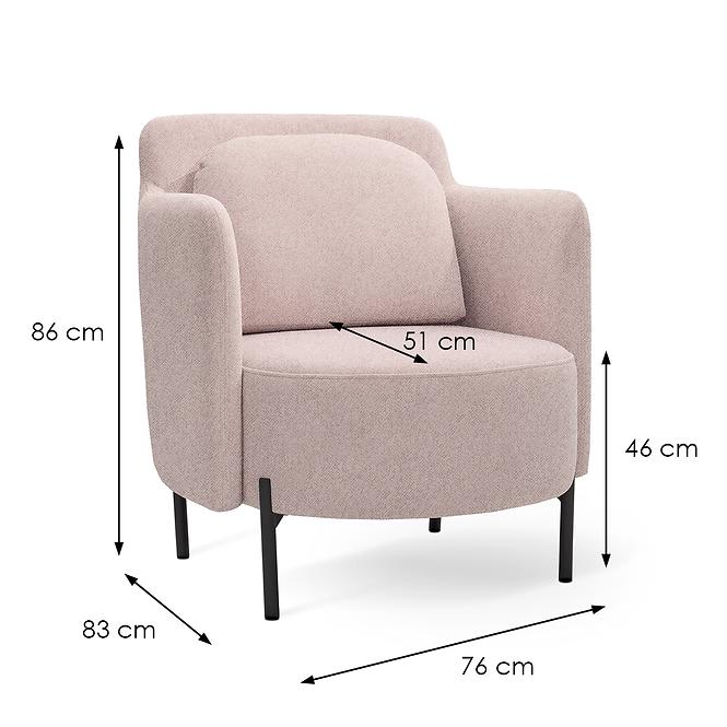 Kreslo Glam Element 18,4
