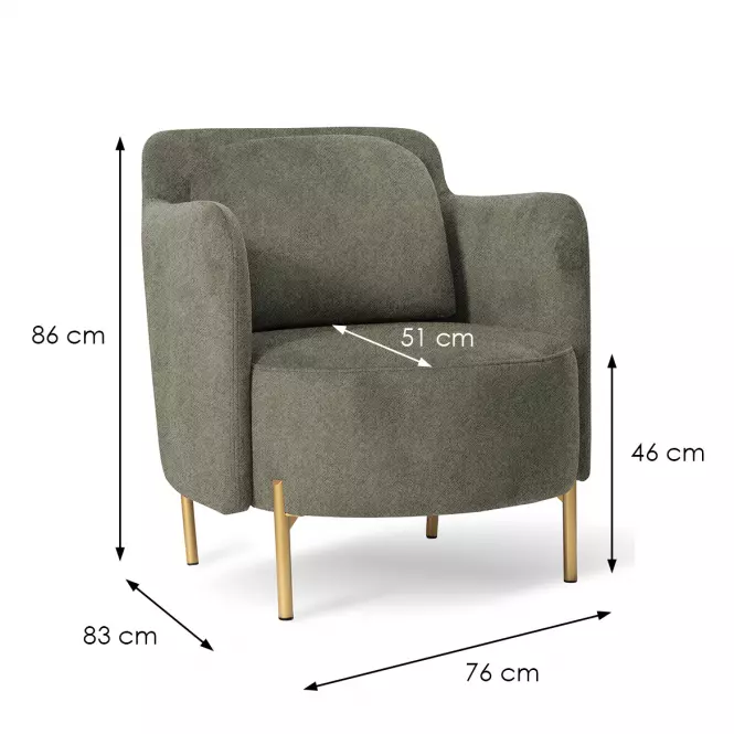 Kreslo Glam Element 11,4