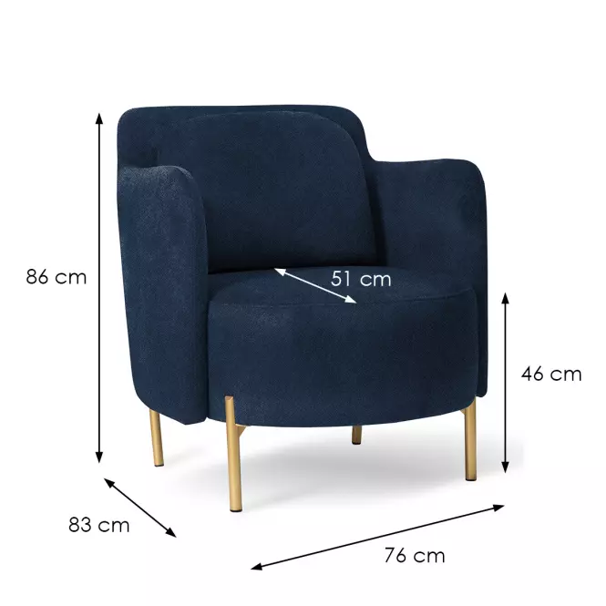 Kreslo Glam Element 13,4