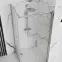 Sprchový kút Punto Rea K1889 100x80x190 chróm,3