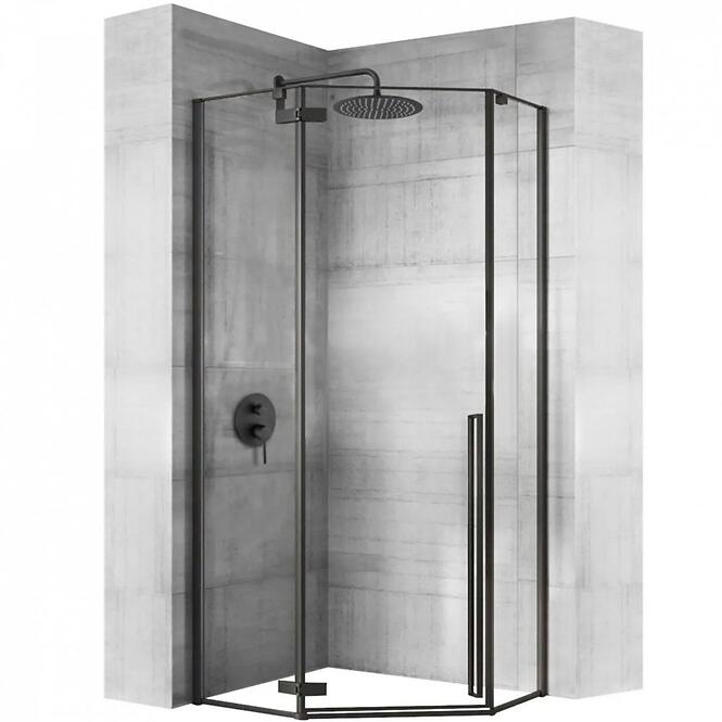 Sprchový kút Diamond Rea K5622 90x90x195 black,2