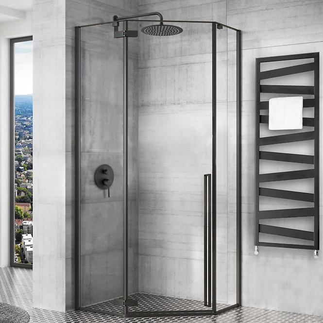 Sprchový kút Diamond Rea K5622 90x90x195 black