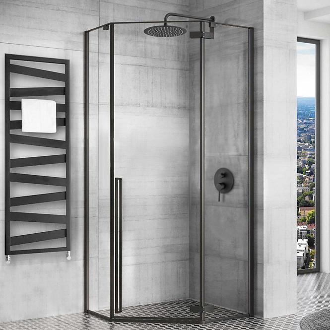 Sprchový kút Diamond Rea K5623 100x100x195 black