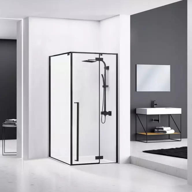 Sprchový kút Fargo Rea K6318 90x90x195 black