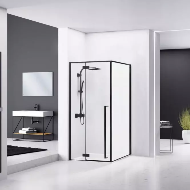Sprchový kút Fargo Rea K6318 90x90x195 black