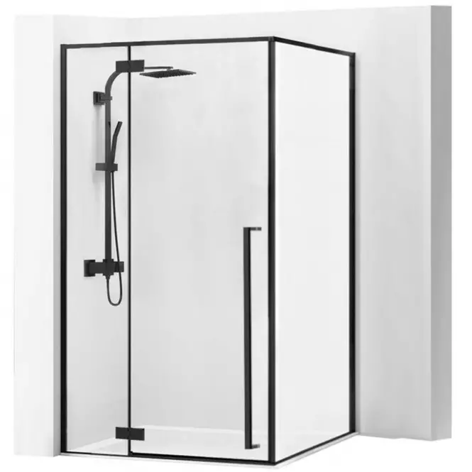 Sprchový kút Fargo Rea K3214 120x90x195 black