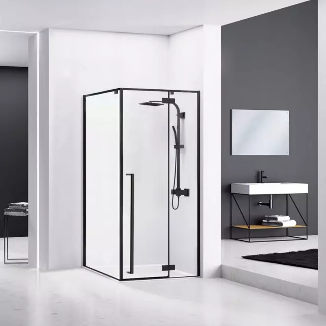 Sprchový kút Fargo Rea K3214 120x90x195 black
