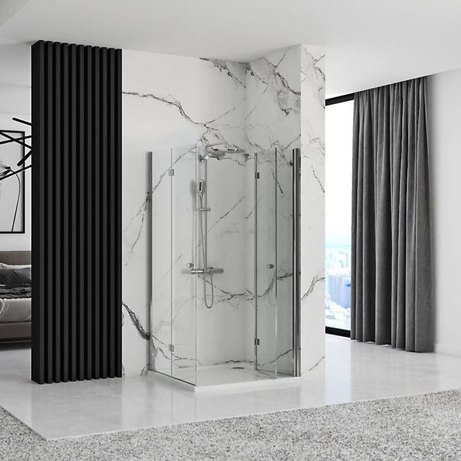 Sprchový kút Fold N2 Rea K9991 90x90x190 chróm