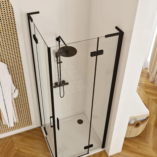 Sprchový kút Hugo Rea K6600 80x80x200,5 black,3