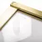 Sprchový kút Hugo Rea K6605 100x100x200,5 gold brush,3