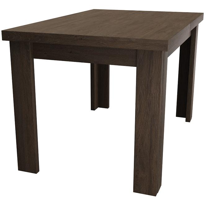 Rozkladací stôl  malý Indianapolis 120/160x80cm tmavý jaseň