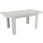 Rozkladací stôl  malý Kora 120/160x80cmx80 kraft biely,2