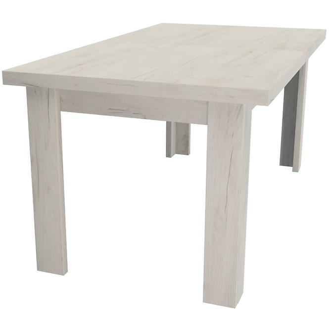 Rozkladací stôl  veľký Kora 160/200x90cm kraft biely