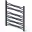Kúpeľňový radiátor Łezka 3D Ł3D 12/40 čierna 675x440 mm
