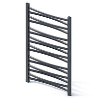 Kúpeľňový radiátor Łezka 3D Ł3D 16/40 čierna 910x440 mm