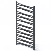 Kúpeľňový radiátor Łezka 3D Ł3D 22/40 čierna 1205x440 mm