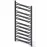 Kúpeľňový radiátor Łezka 3D Ł3D 22/40 čierna 1205x440 mm