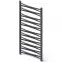 Kúpeľňový radiátor Łezka 3D Ł3D 22/40 čierna 1205x440 mm