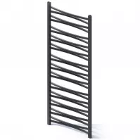 Kúpeľňový radiátor Łezka 3D Ł3D 26/40 čierna 1435x440 mm