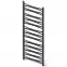 Kúpeľňový radiátor Łezka 3D Ł3D 26/40 čierna 1435x440 mm