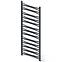 Kúpeľňový radiátor Łezka 3D Ł3D 26/40 čierna 1435x440 mm