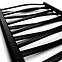 Kúpeľňový radiátor Łezka 3D Ł3D 26/40 čierna 1435x440 mm,2