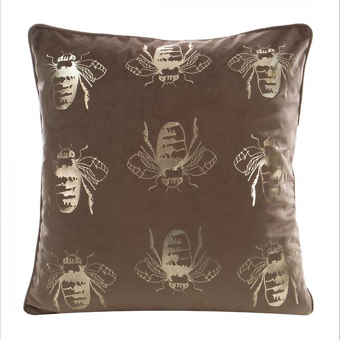 Obliečka na vankúš Blink/15/F 45x45 tmavobéžová 387634