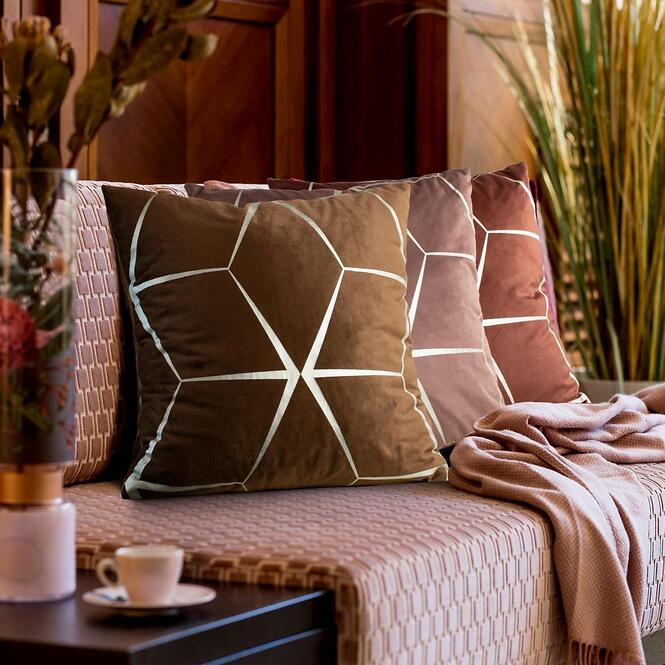 Obliečka na vankúš Blink/28 45x45 tmavobéžová 391038,2