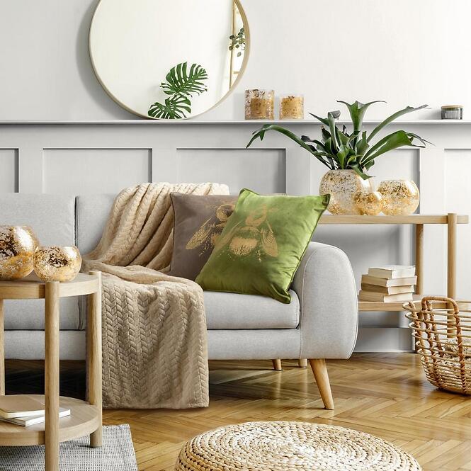 Obliečka na vankúš Blink/41F 45x45 tmavobéžová LEN 404666,6
