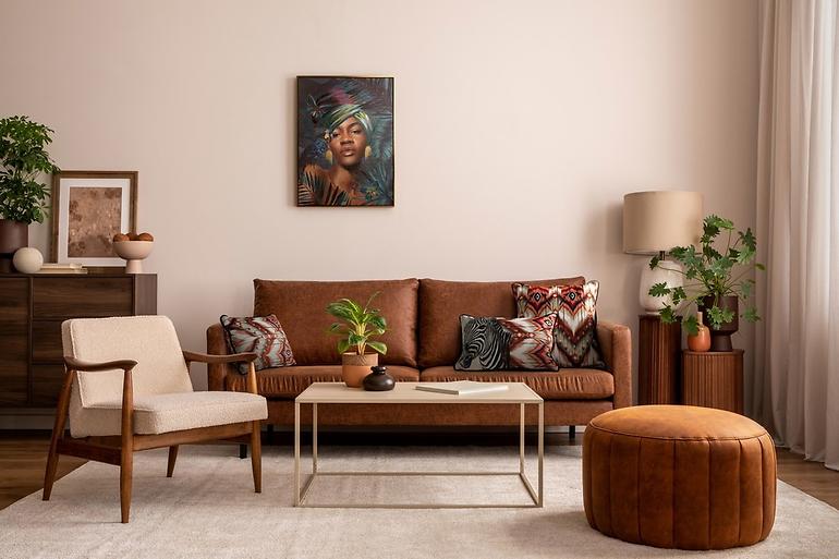 Obliečka na vankúš Cebra 45x30 béžová bordová 404803