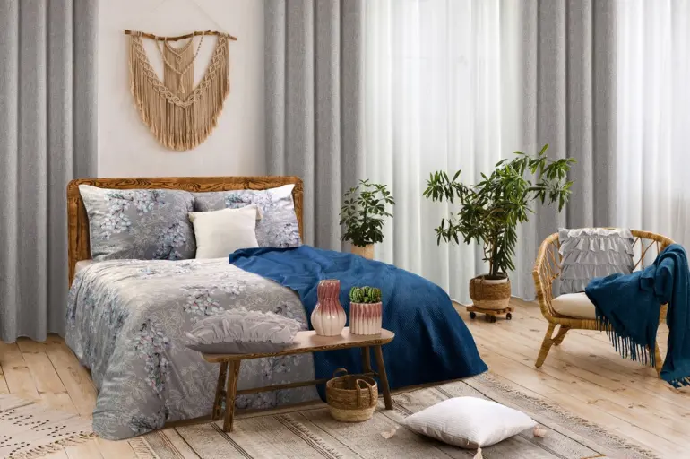 Obliečka na vankúš 45x45 oceľová farba 410633,4