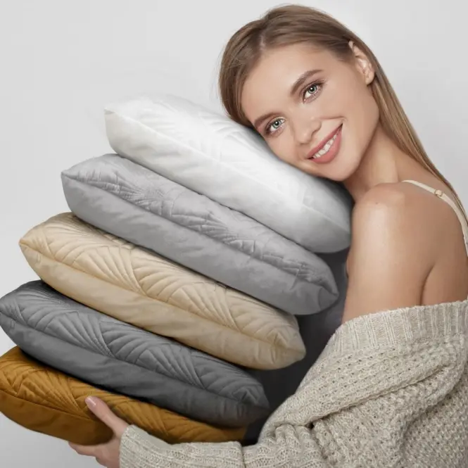 Obliečka na vankúš Ria2 45x45 tmavobéžová 378848,3