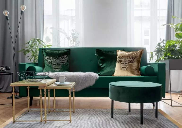 Obliečka na vankúš Royal/5 45x45 tmavo béžová 396765