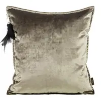 Obliečka na vankúš Royal/5 45x45 tmavobéžová 396765